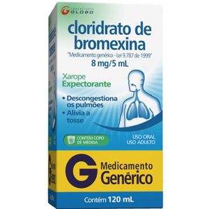 CLORIDRATO BROMEXINA ADU 120ML GLOBO
