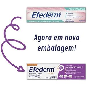 Creme Hidratante Antiséptico Efederm Proteção da Pele com 55g