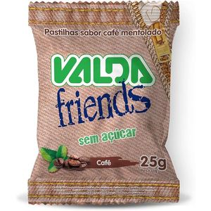 Pastilhas Valda Friends Café Sem Açúcar 25g