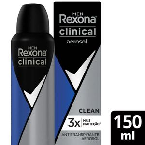 Desodorante Rexona Masculino Clinical Clear 150Ml
