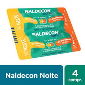 Naldecon Noite com 4 Comprimidos