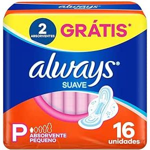 Always Absorvente Super Proteção Suave Com Abas 16 Unidades