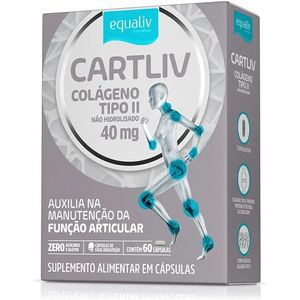 Cartliv colágeno Não Hidrolisado Tipo II  60 cápsulas