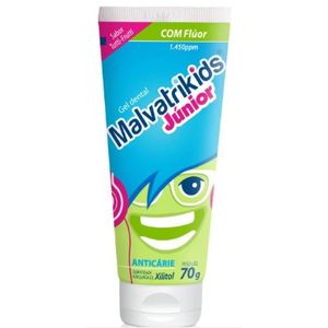 Malvatrikids Júnior Anticárie com 70g Gel Dental Infantil