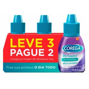 Kit Corega Po Menta 22G C/3 Unidades
