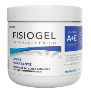Fisiogel Creme Hidratante Corporal Hipoalergênico 450g