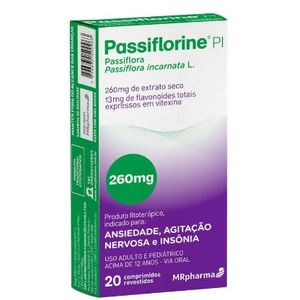 Passiflorine PI 260mg Mrpharma 20 Comprimidos