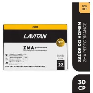 Lavitan ZMA Performance 30 Comprimidos Suplemento Alimentar