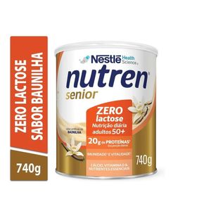 Nutren Senior Po Zero Baunilha 740G