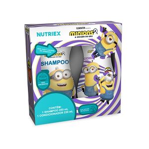 KIT SHAMPOO 250 ML + CONDICIONADOR 230 ML NUTRIEX COM EXTRATO DE BANANA