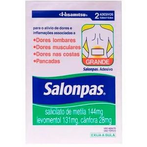 Adesivo Salonpas Grande Com 2 Unidades