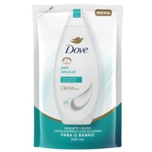 Sabonete Líquido Dove Pele Sensível Refil 200ml