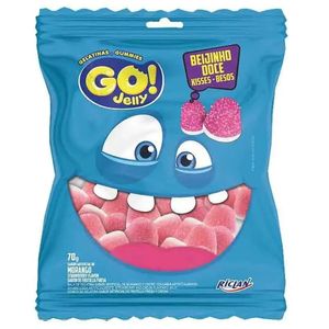 Gelatinas Go Jelly 70G Beijinho Doce