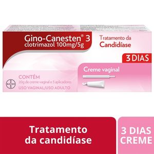 Gino-Canesten 3 Dias Creme Ginecolgico 20G + 3 Aplicadores