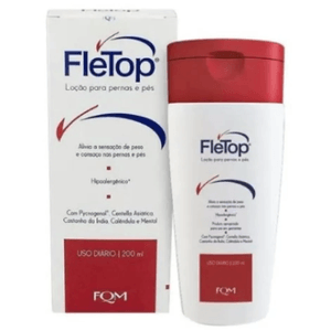 Fletop Loção Hidratante Para Pernas E Pés 200Ml