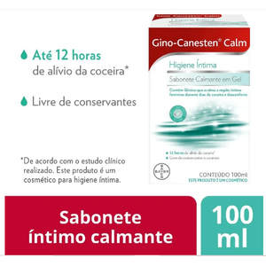 Sabonete Íntimo Gino-Canesten Calm Em Gel 100Ml