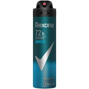 Desodorante Antitranspirante Aerosol Masculino Rexona Impacto 72 horas 150ml