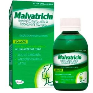 Malvatricin Antisseptico Bucal Solucao 100Ml