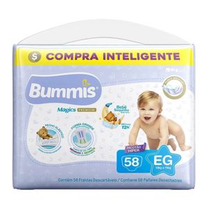 Fralda Infantil Capricho Bummis Premium Hiper | EG c/ 58