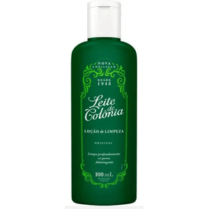 Loção de limpeza leite de colonia 100ml verde