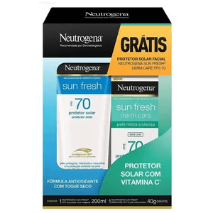 Kit Neutrogena Sun Fresh FPS70 200ML