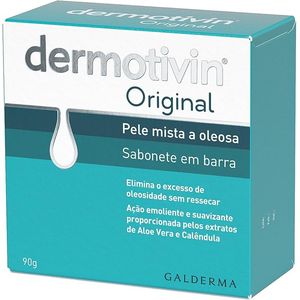 Sabonete Facial Dermotivin Original Pele Oleosa Ou Mista 90G