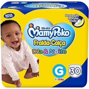 Fralda MamyPoko Calca Dia/Noite Jumbo 30/G