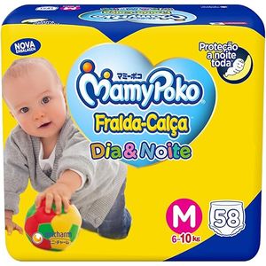 Fralda MamyPoko calca Dia/noite Jumbo 34/M