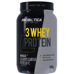 3 Whey Protein 900G V01 Baunilha