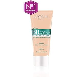 L'Oréal Paris Base Bb Cream Efeito Matte Cor Média Fps 50 30Ml