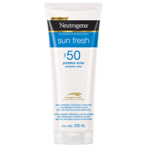 Protetor Solar Corporal Neutrogena Sun Fresh FPS 50 200ml
