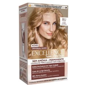 Tinta Imédia Excellence L'Oréal Paris Sem Amônia - 8U Louro Claro Universal