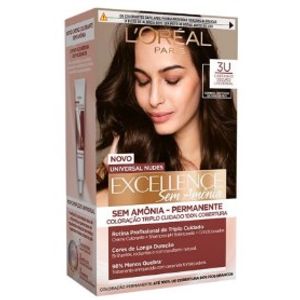 Tinta Imédia Excellence L'Oréal Paris Sem Amônia - 3U Castanho Escuro Universal