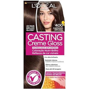 Tintura Loreal Paris Casting Creme Gloss Castanho Natural 400
