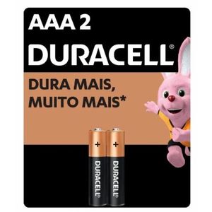 Pilha Duracell C/2AAA