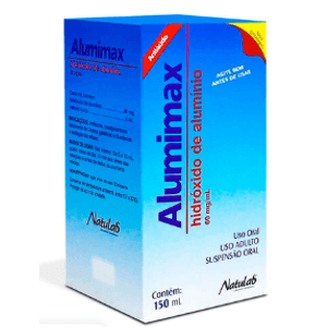 Alumimax 60mg/mL, caixa com 1 frasco com 150mL de solução de uso oral