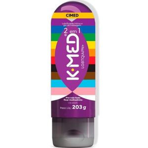 K-MED LGBTQIAP+ 2 EM 1 GEL LUBRIFICANTE ÍNTIMO