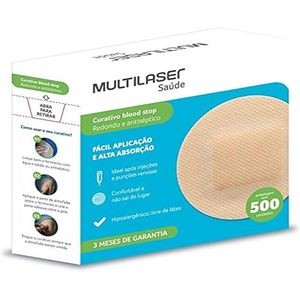Curativo Antiséptico Blood Stop 500 Unidades Multilaser Saúde