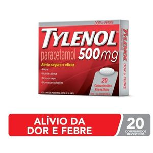 Tylenol 500Mg Com 20 Comprimidos