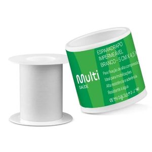 Esparadrapo Branco Hipoalergênico 5 cm x 4,5 m Multi Saúde - HC668