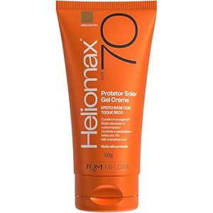 Protetor Solar Facial Gel Creme FPS 70 Heliomax Médio Escuro 50g