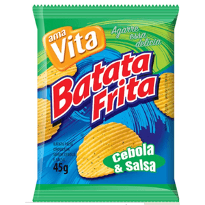 Batata Chips Amavita Cebola e Salsa 45g