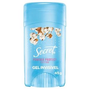 Desodorante Twist Stick Gel Secret Powder Protect Cotton 48h 45g