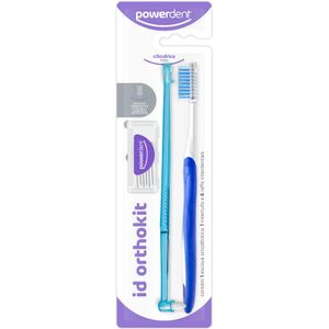 Escova Dental Powerdent Ortho kit Cilindrica
