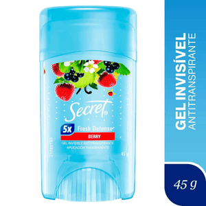 Desodorante Gel Antitranspirante Secret Berry 45g