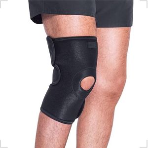 Joelheira Com Orifício Reforçado Ksn002 Preta Tam G - 1 Und