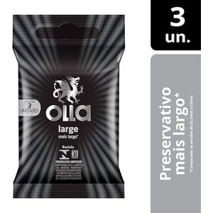 Preservativo Olla Large Com 3 Unidades