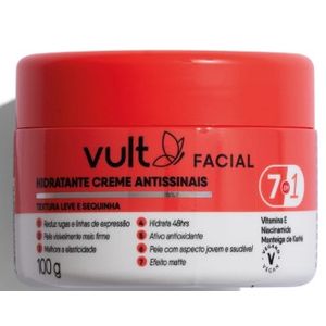 Hidratante Creme Antissinais Vult Facial 100g