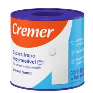ESPARADRAPO IMPERMEáVEL CREMER BRANCO 5CMX4.5M
