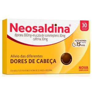 Neosaldina Com 30 Comprimidos